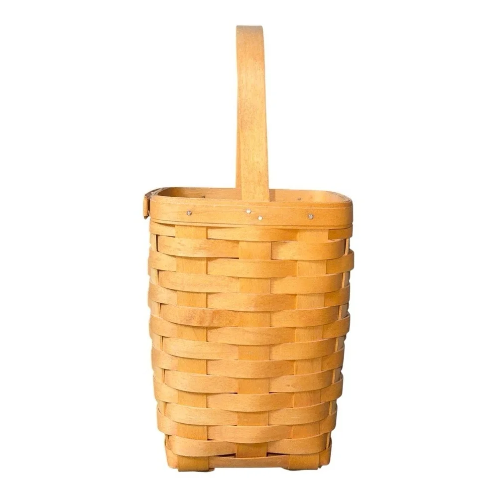 Vintage 1998 Longaberger Handwoven Basket Signed & Dated